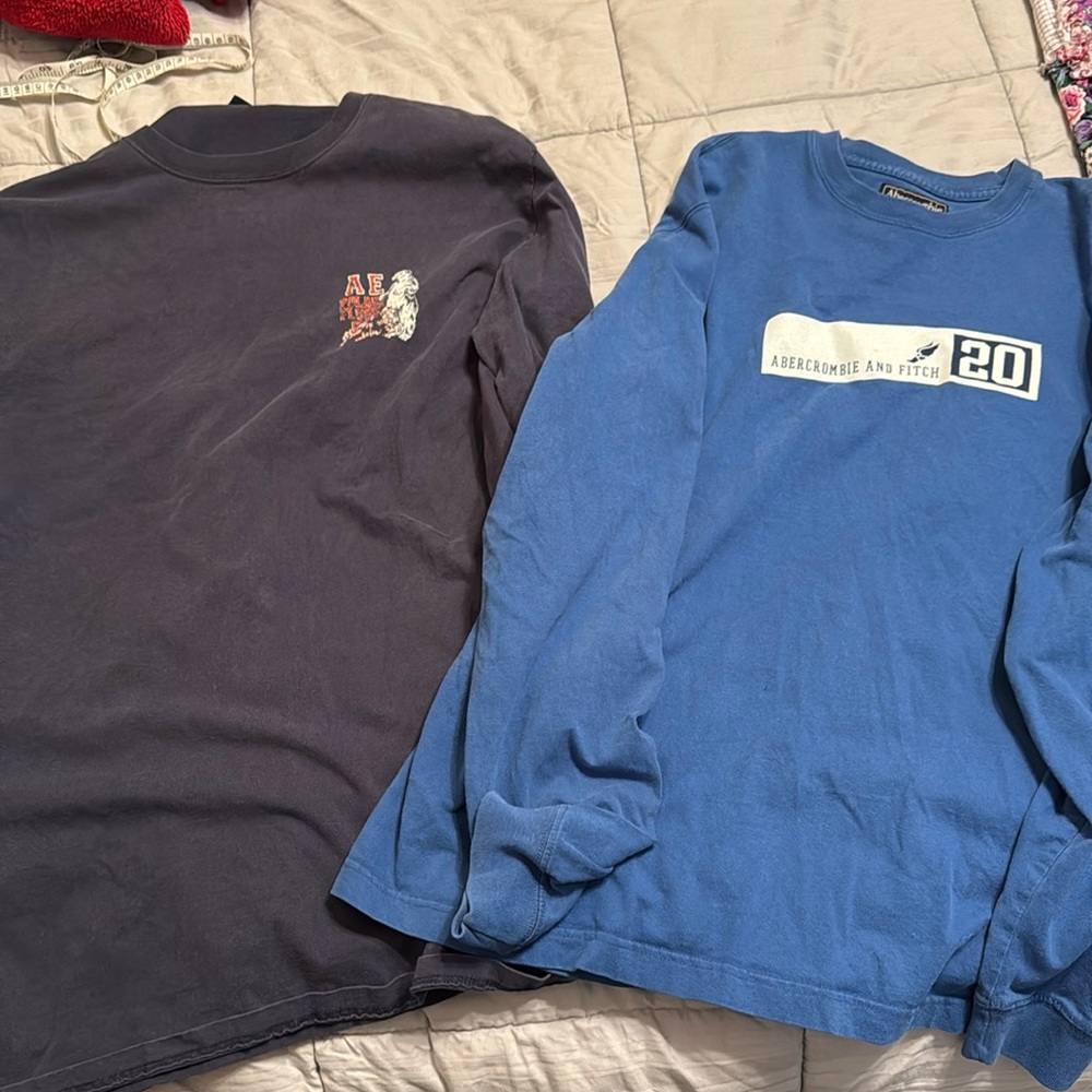 2 items 90s/vintage long sleeve t shirts Abercrombie&Fitch
